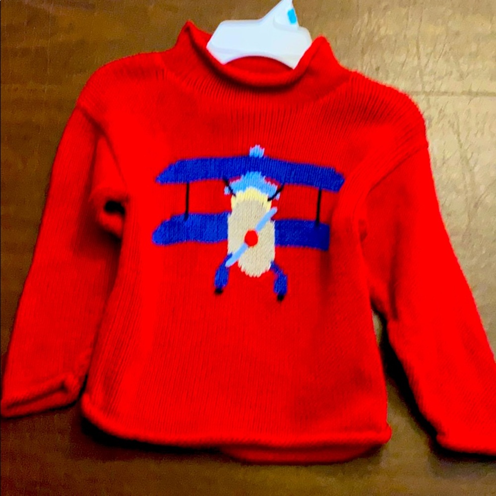Airplane sweater 100% Peruvian cotton